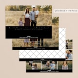 "New Year Type" - Retired Holiday Cards in Flurry by Jen Banks - Back of Card