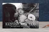 "Happiest Twenty Seventeen" - Retired Holiday Cards in Polar Bear by Playground Prints - Front