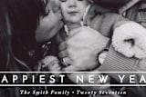 "Happiest Twenty Seventeen" - Retired Holiday Cards in Polar Bear by Playground Prints - Close-Up