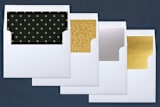 "Happiest Swirl" - Retired Holiday Cards in Peanut by Anupama - Envelope Liners