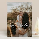 "new cheer" - Retired Holiday Cards in Snow by Anna Elder - Front