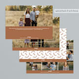 "The Best" - Retired Holiday Cards in Cinnamon by frau brandt - Back of Card