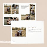 "ahead" - Retired Holiday Cards in Snowfall by Susan Asbill - Interior Options