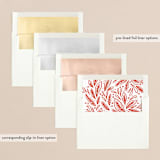 "Festive" - Retired Holiday Cards in Ruby by Jen Owens - Envelope Liners