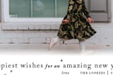 "Happiest Wishes to You" - Retired Holiday Cards in Gold Leaf by Ellis - Close-Up