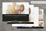 "Best Year Ever" - Retired Holiday Cards in Midnight by Christine Taylor - Back of Card