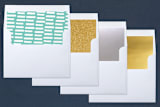 "Colorful Stripes" - Retired Holiday Cards in Sunwashed by Kerry Doyle - Envelope Liners