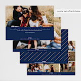 "Classic New Year" - Retired Holiday Cards in Midnight by Anelle Mostert - Back of Card