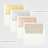 "Happy" - Retired Holiday Cards in Golden by Up Up Creative - Envelope Liners