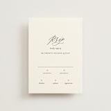 "Elysium" - RSVP Postcards in Linen by Design Lotus - Front
