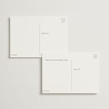 "Preserved Fall Botanicals" - RSVP Postcards in Linen by Erin Deegan - Back of Card