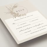 "Preserved Fall Botanicals" - RSVP Postcards in Linen by Erin Deegan - Detail