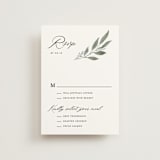 "Pressed Foliage" - RSVP Postcards in Heather by Stacey Meacham - Front