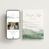 "Over the mountains" - RSVP Postcards in Fern by Helen Halik - FREE Wedding Website