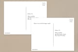 "Florista Modernista" - RSVP Postcards in Azalea by Petra Kern - Back of Card