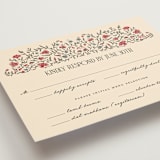 "Tapestry" - RSVP Postcards in Almond by Jenna Holcomb - Detail