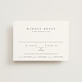 "Delicate" - RSVP Postcards in Obsidian by Jennifer Postorino - Front