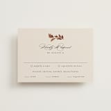 "poetique" - RSVP Postcards in Autumn by Kate Ahn - Front