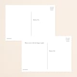 "Moxie" - RSVP Postcards in Ink by Design Lotus - Back of Card