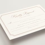 "Avery" - RSVP Postcards in Dusty Pink by Jennifer Postorino - Detail