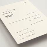 "Modern Bliss" - RSVP Postcards in Cream by Elly - Detail