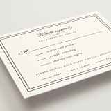 "Eloquence" - RSVP Postcards in Vanilla by Kimberly FitzSimons - Detail