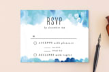 "Gallery Abstract Art" - RSVP Postcards in Ocean by Alethea and Ruth - Front
