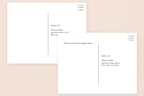 "Gallery Abstract Art" - RSVP Postcards in Ocean by Alethea and Ruth - Back of Card