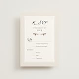 "Gone To Seed" - RSVP Postcards in Taupe by Honeybunch Studio - Front