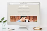 "White Shadows" - RSVP Postcards in Champagne by Jessica Williams - FREE Wedding Website