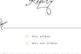 "Estate" - RSVP Postcards in Blush by Kim Dietrich Elam - Detail