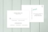 "Notable" - RSVP Postcards in Robins Egg by Olivia Raufman - Front