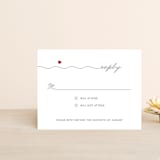 "Love Connection" - RSVP Postcards in Red Hot by Kim Dietrich Elam - Front