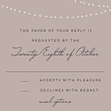 "Lavish" - RSVP Postcards in Chalkboard by Design Lotus - Detail