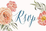 "Garden Rose" - RSVP Postcards in Garden Rose by Wildfield Paper Co - Detail