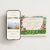 "Farm and Field" - RSVP Postcards in Barn by Paper Sun Studio - FREE Wedding Website