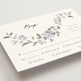 "Sweeping Vine" - RSVP Postcards in Periwinkle by Itsy Belle Studio - Detail