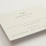 "Softly Swept" - RSVP Postcards in Ivory by Carolyn Nicks - Detail