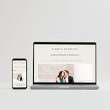 "Softly Swept" - RSVP Postcards in Ivory by Carolyn Nicks - FREE Wedding Website