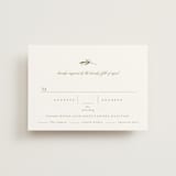 "Soft Sprigs" - RSVP Postcards in Champagne by Jennifer Postorino - Front