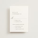 "Paire" - RSVP Postcards in Tuxedo by Kate Ahn - Front