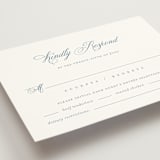 "Empire" - RSVP Postcards in Dusty Blue by Jennifer Postorino - Detail