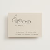 "Layered" - RSVP Postcards in Natural by Kelly Schmidt - Front