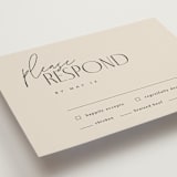 "Layered" - RSVP Postcards in Natural by Kelly Schmidt - Detail