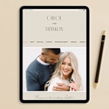 "Layered" - RSVP Postcards in Natural by Kelly Schmidt - FREE Wedding Website