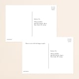 "Semi Formal" - RSVP Postcards in Navy by Kerry Doyle - Back of Card