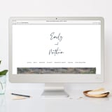 "Semi Formal" - RSVP Postcards in Navy by Kerry Doyle - FREE Wedding Website