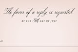 "Elegant Lace" - RSVP Postcards in Blush by Hooray Creative - Detail