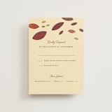 "Nouveau Love" - RSVP Postcards in Umber by Morgan Ramberg - Front