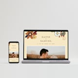 "Nouveau Love" - RSVP Postcards in Umber by Morgan Ramberg - FREE Wedding Website